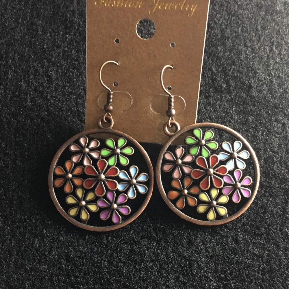 Flower Pattern Earrings